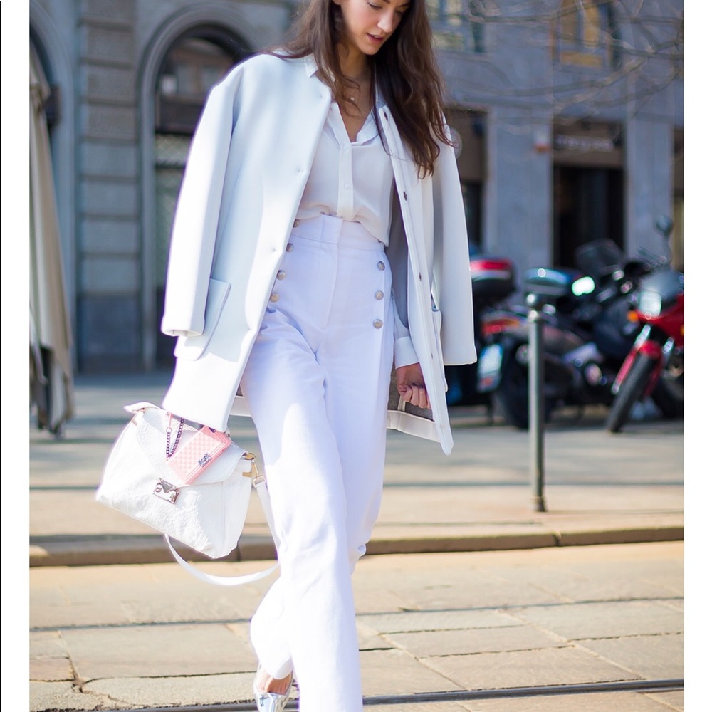 Talbots ivory pants